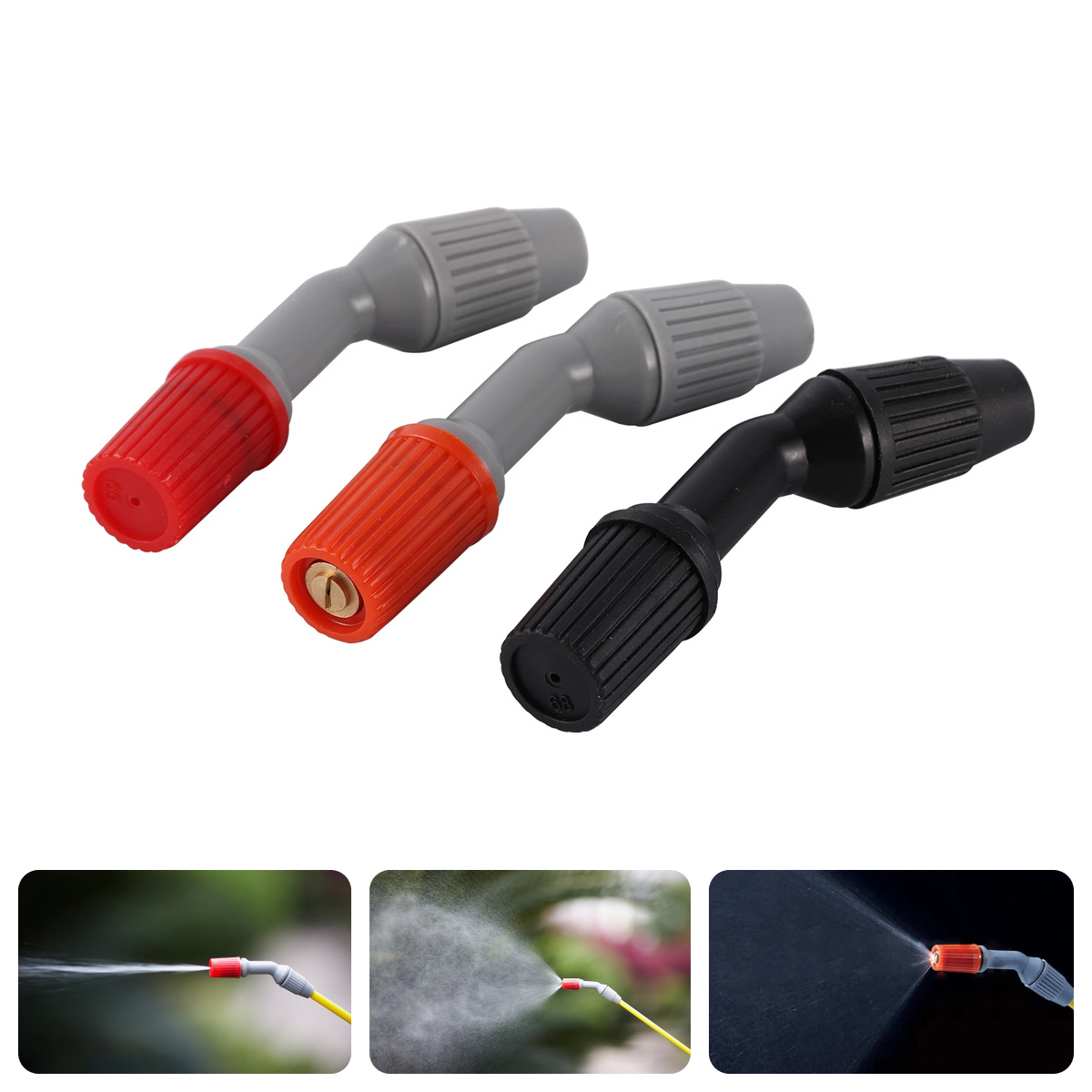 Gardening Tools Watering Can - 金属製じょうろ ゴールドトリム 曲線ハンドルじょうろ ガーデンツール 穴あき軽量じょうろ