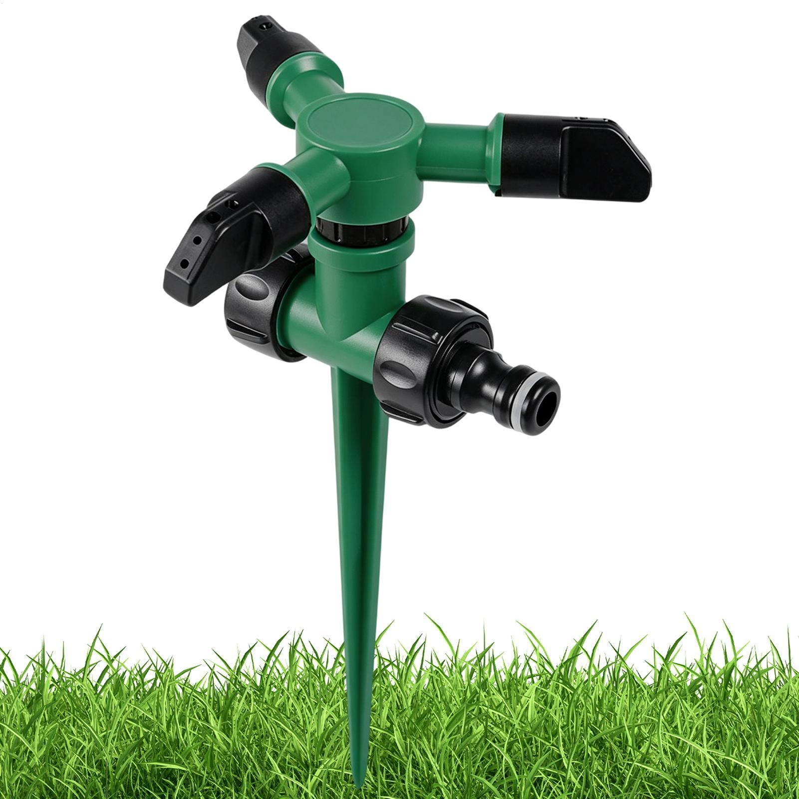 Gardening Yard Tools - 自動回転式散水器 庭の芝生灌漑用 360度ヤードカバー散水器 屋外植物散水ツール