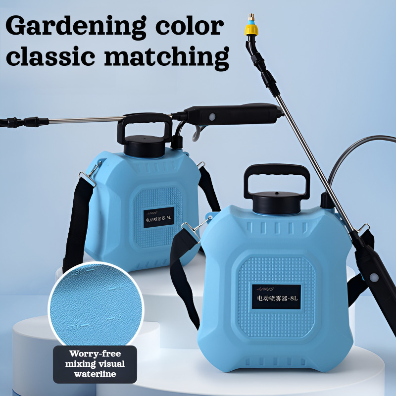 Gardening Tools Watering Can - 5L/8L USB充電式電動じょうろポータブル芝生と庭の水やり消毒スプレー園芸農具