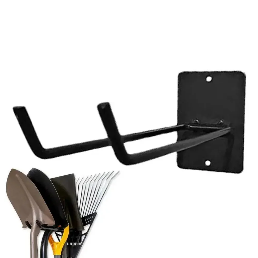 Gardening Tools Spade - 鉄製ガーデニング吊り下げホルダーガレージ壁掛けフックヘビーデューティ収納サポートシャベル熊手ほうきサポート部品