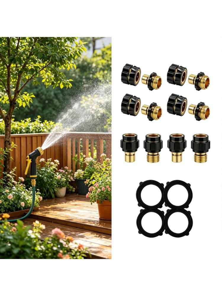 Gardening Tools Needed - R9UF 4 ピース/パックプラスチック水道管コネクタクイックアタッチ芝生と庭の使用