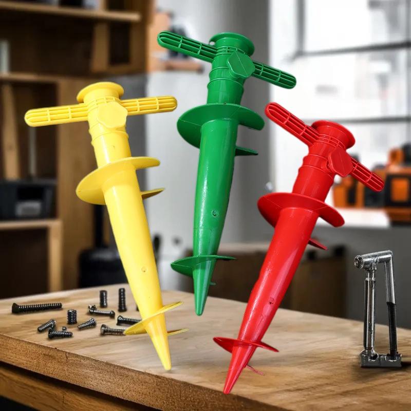 Gardening Tools Range - 傘ベース調節可能なプラスチック製サンビーチパティオ砂地固定ツールアンカースタンドスパイクオーガーキープホルダーガーデンアクセサリー