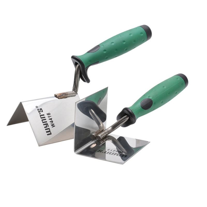Gardening Tools Trowel - コーナーツール、内外角付きステンレス製ドライウォール用こて、ソフトグリップハンドル、家庭およびガーデン用品
