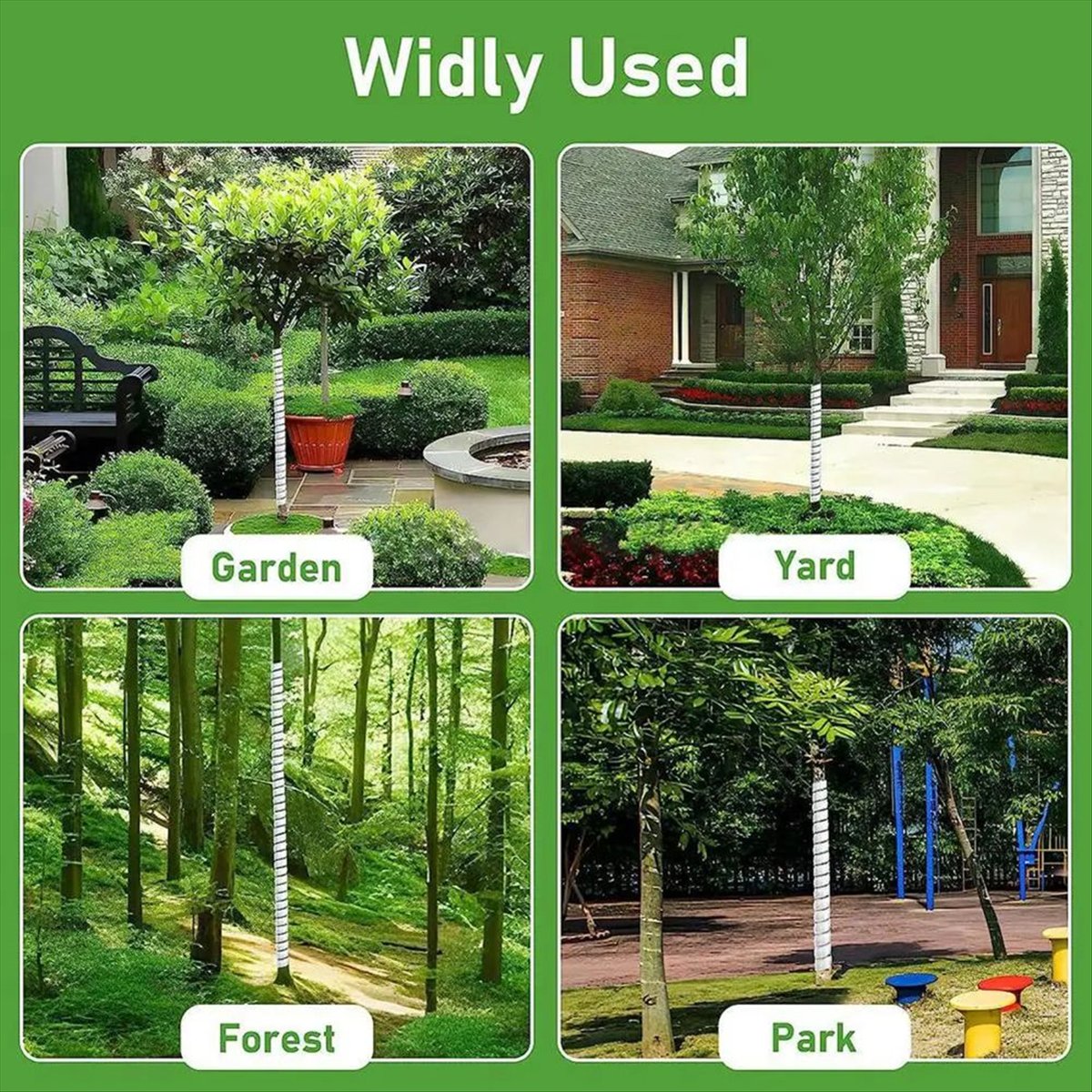 A75K 植物の木の幹プロテクター 天候対策 耐噛み性プラス - Gardening Tools B&M のレビューと価格