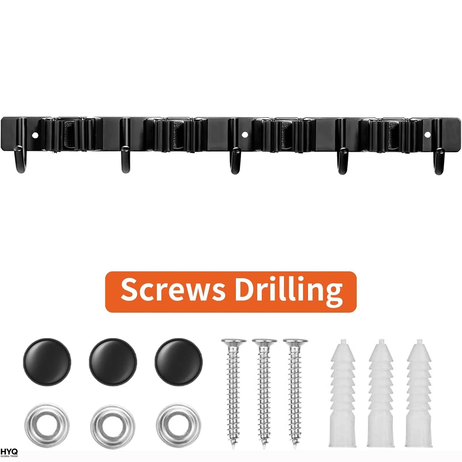 頑丈な金属製ツールラック（4つのスロットと5つのフック付き） - Gardening Tools Range のレビューと価格