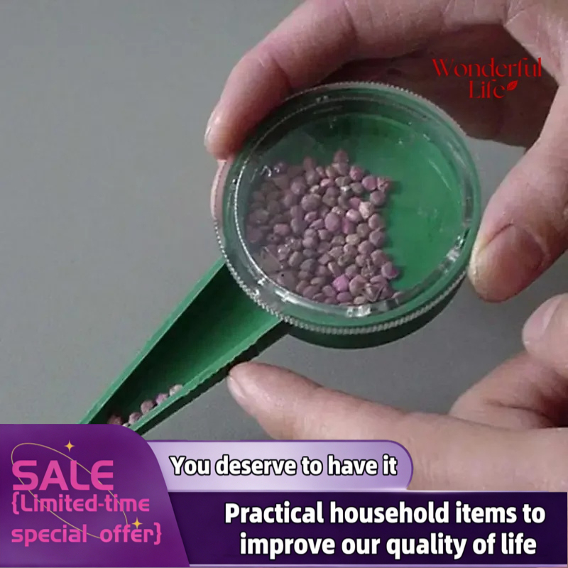 1 個多機能種子播種機ファイル調整可能なプランター手持ち播種 - Grass Seed Spreader のレビューと価格