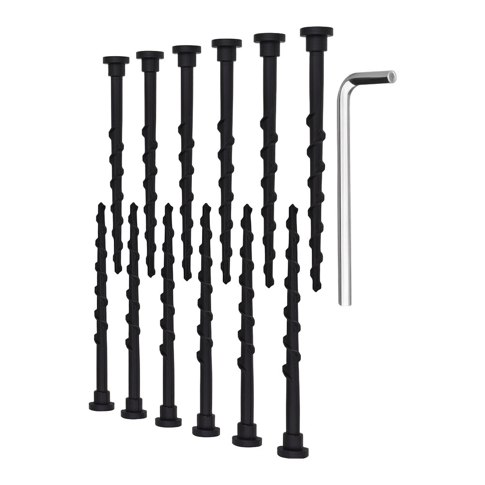 12本セット グラウンドスクリュー 14cm 六角レンチ付き - Gardening Tools Toolstation のレビューと価格