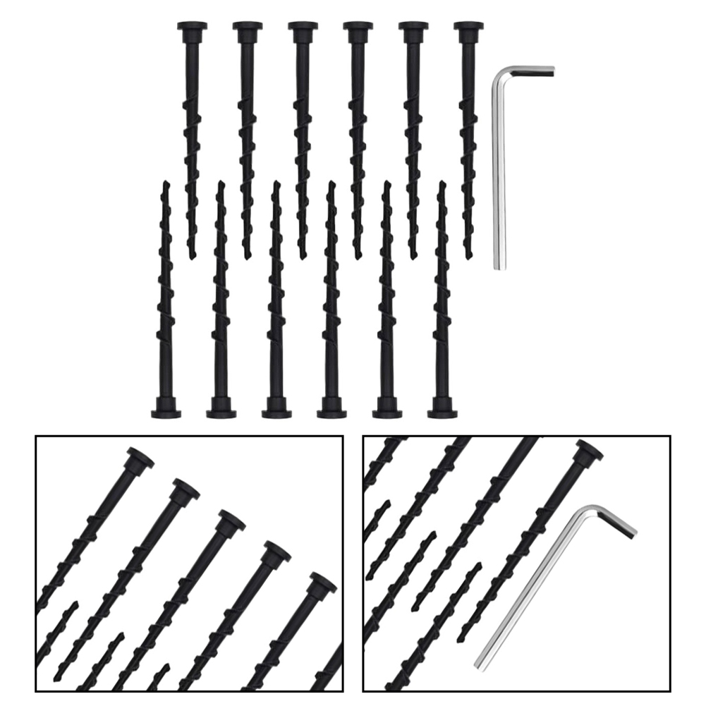 12本セット グラウンドスクリュー 14cm 六角レンチ付き - Gardening Tools Toolstation のレビューと価格
