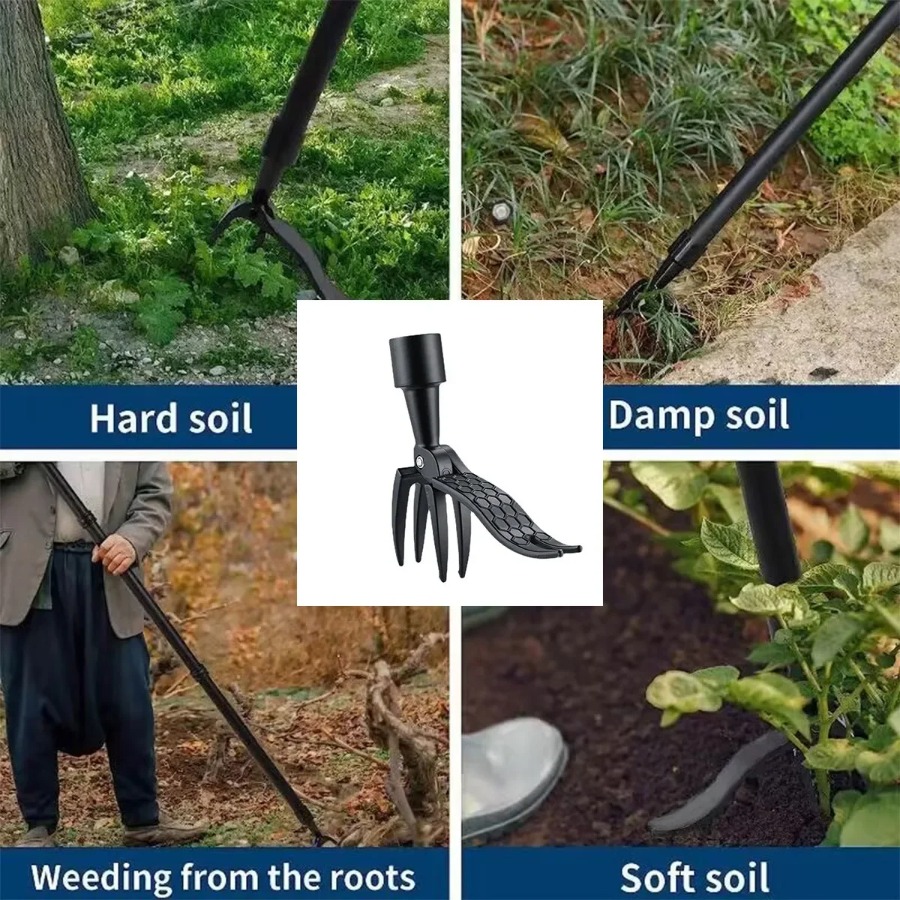 ネジ穴付きスタンドアップ除草ツール、ポータブル除草ヘッド交換 - Grass Seed Spreader のレビューと価格