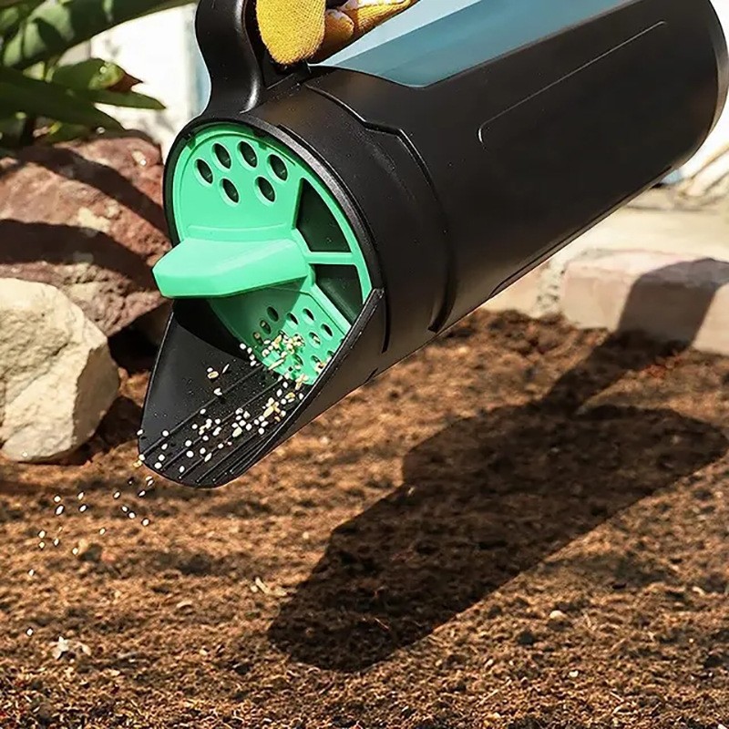 園芸用手動散布機、芝生用種子散布機、草の種子、肥料、雪塩、氷 - Grass Seed Spreader のレビューと価格