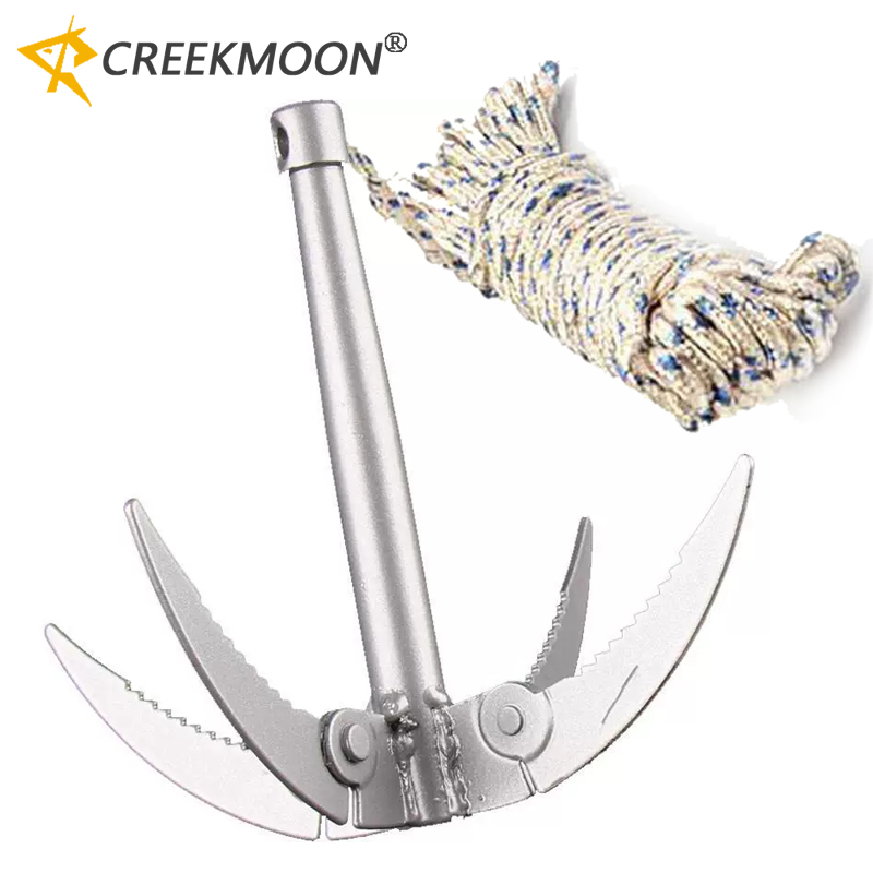 4爪アンカーシックル折りたたみ式水草除去器雑草抜き水生植物カ - Grass Seed Spreader のレビューと価格