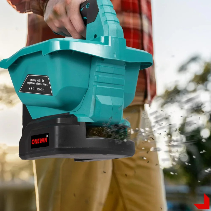 6 ギア自動肥料スプレッダーハンドヘルド電気肥料スプレッダー - Grass Seed Spreader のレビューと価格