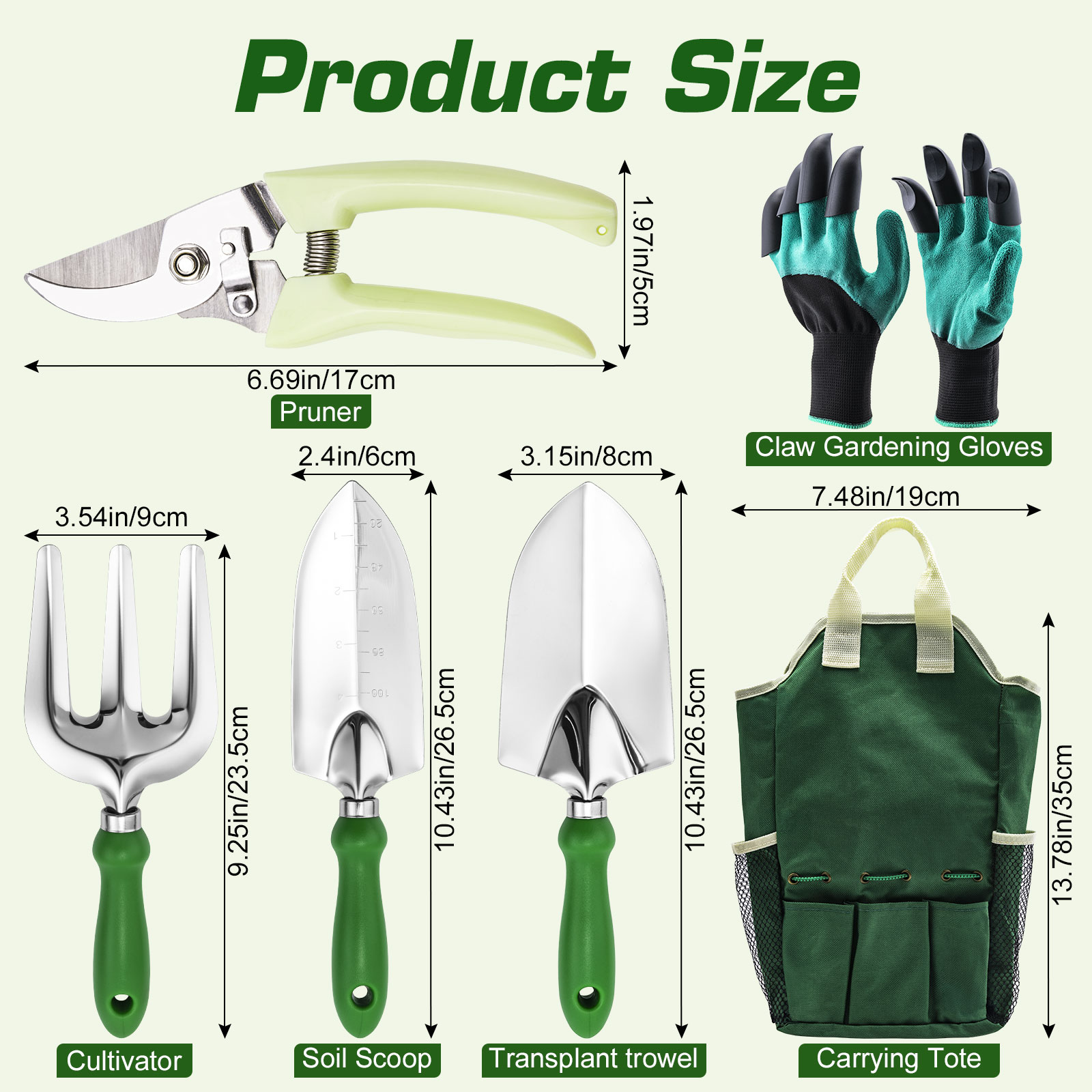 Goture ガーデニングツールセット（ガーデンシアー、爪型 - Gardening Tools Trowel のレビューと価格