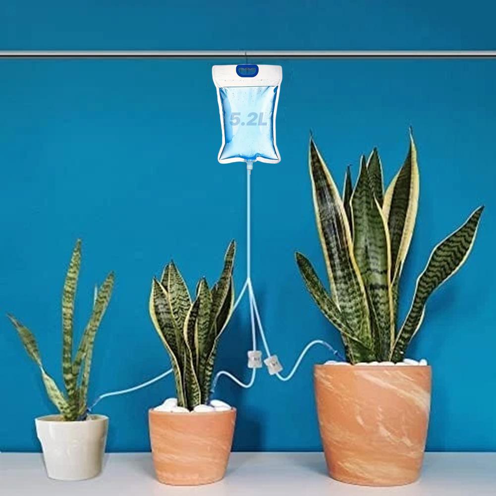 5.2L 調整可能な自動点滴散水缶システム透明水タンク灌漑装 - Gardening Tools Watering Can のレビューと価格