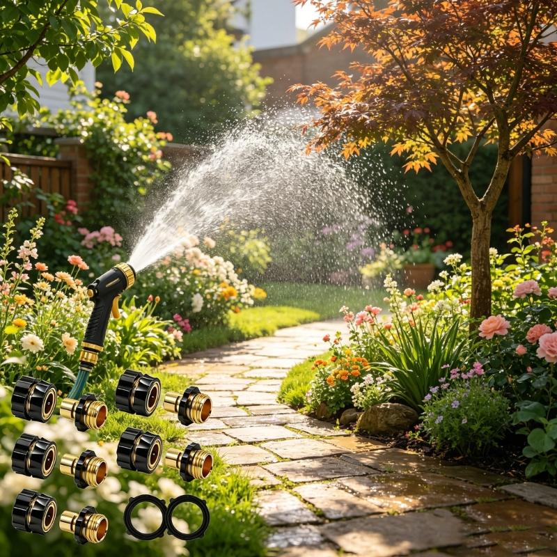 R9UF 4 ピース/パックプラスチック水道管コネクタクイッ - Gardening Tools Needed のレビューと価格