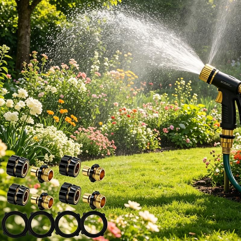 R9UF 4 ピース/パックプラスチック水道管コネクタクイッ - Gardening Tools Needed のレビューと価格