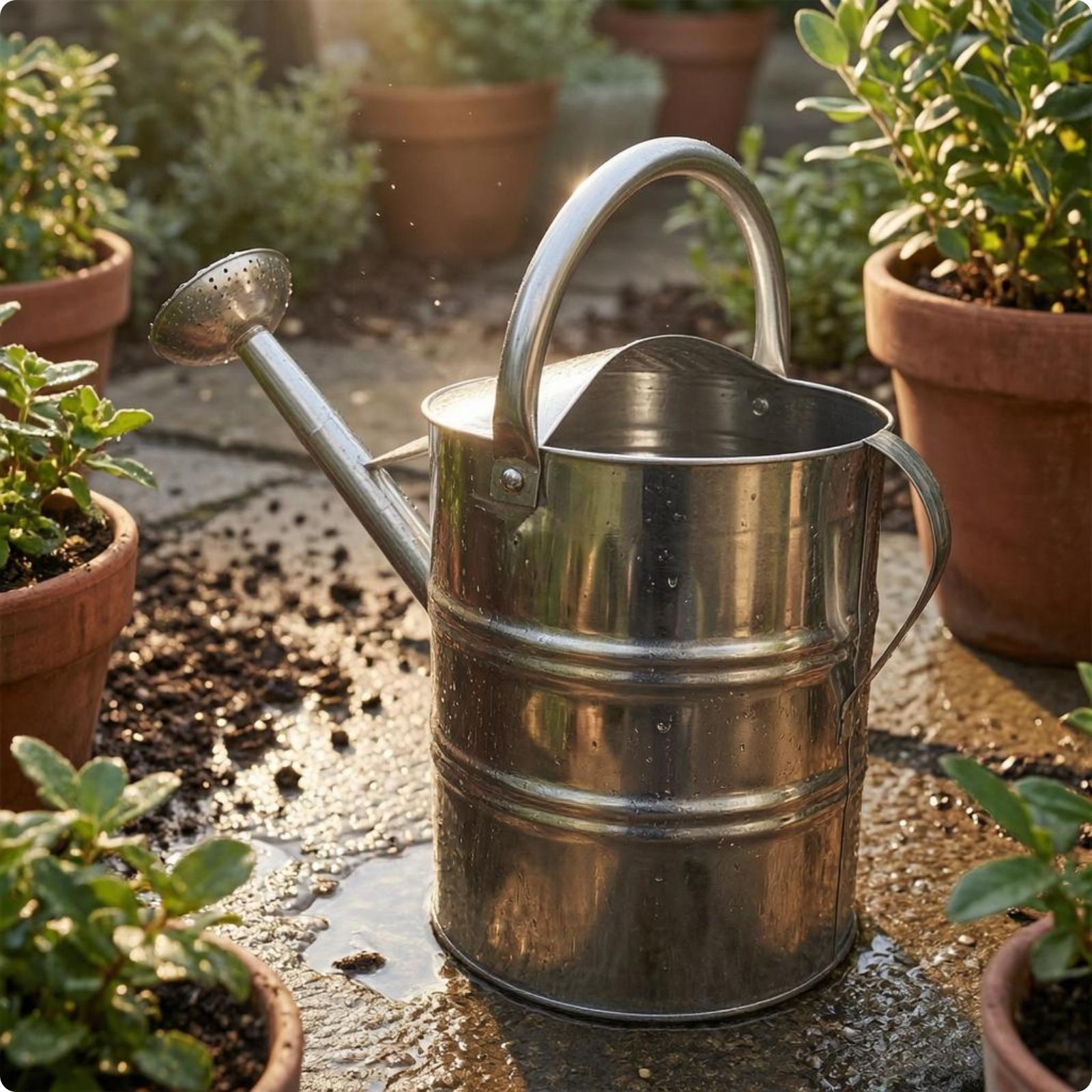 庭の花の水やり缶 ステンレス製 丈夫な植物用じょうろ 長い注 - Gardening Tools Watering Can のレビューと価格