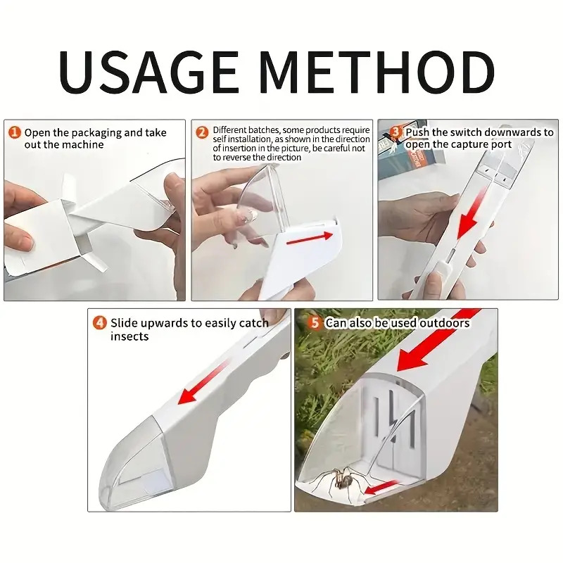 1個入り携帯型ハンドヘルド虫取り器、リリースデバイス付き、電 - Gardening Tools Needed のレビューと価格