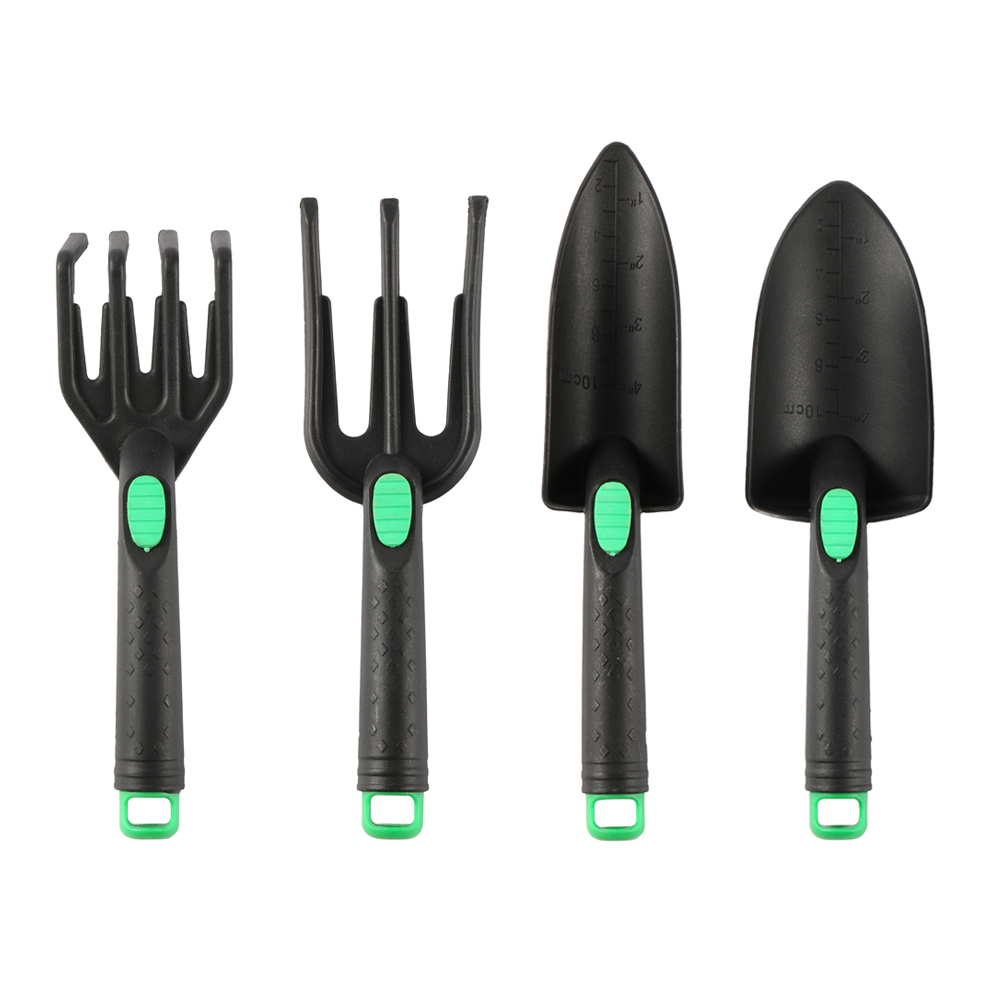 4個のガーデンシャベルツールセット 土壌を緩めるレーキチップ - Gardening Tools Trowel のレビューと価格